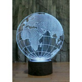 3D Europe Earth LED Light